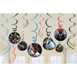 Star Wars Classic Swrl Decorations 12pcs