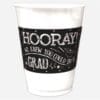 Hooray Grad Printed Cups Plstc 16Oz 25Ct