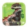 Jurassic World™ Dino Hybrid Plates Sqr 7&Quot; 8Ct