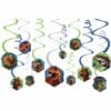 Jurassic World Hanging Swirl Decorations 2 Jurassic World Hanging Swirl Decorations