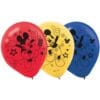 Mickey On the Go Latex Balloons 12" Astd 6CT