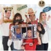 Western Handheld Photo Props 12Pcs