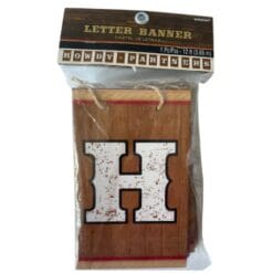 Western Themed "Howdy Partners" Letter Banner - 11 ft x 12.5"