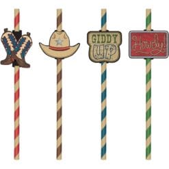 Western Paper Straws 9" 12CT