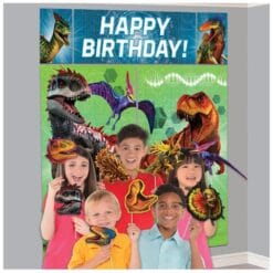 Jurassic World Scene Setter with Photo Props