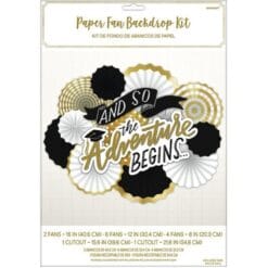 Grad Advntr Begins Fan Deco Kit 14PCS
