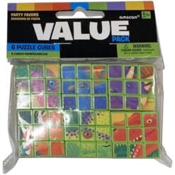Dino Puzzle Cube Favors 6CT
