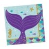 Mermaid Wishes Napkins Beverage 16Ct