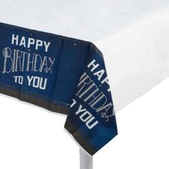 Happy Birthday Man Paper Tablecover 54x96