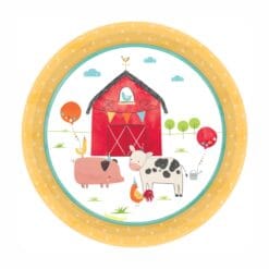 Barnyard Birthday Plates 7" 8CT