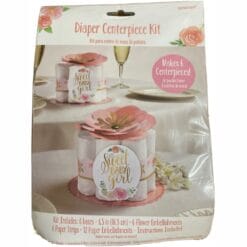 Floral Baby Diaper Cake Centerpiece Kit