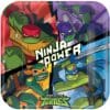 Tmnt Rise Up Plates Sqr 9&Quot; 8Ct