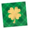 Gold Shamrock Napkins Beverage 16Ct