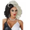 Cruel Diva Wig Black & White 1 Cruel Diva Wig Black &Amp; White