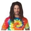 Island Dreads Wig, Brown Adult