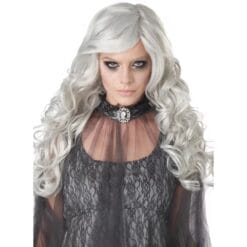 Dead Bride Light Grey Wig