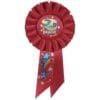 2Nd Place Rosette 3 1/4&Quot; X 6 1/2&Quot;