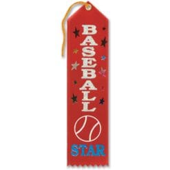 Award Ribbon, Baseball Star