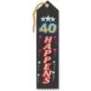 40 Happens Award Ribbon