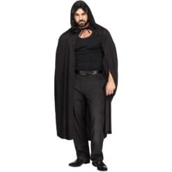 Cape 68&Quot; Black W/Hood