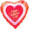 18" HRT Happy Valentines Day Foil BLN 2 18&Quot; Hrt Happy Valentines Day Foil Bln