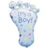 32" SHP Its A Boy Foot Jumbo Foil Balloon