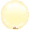 18&Quot; Rnd Ivory Foil Balloon