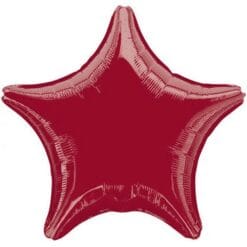 18" STR Burgundy Foil Balloon
