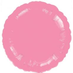 18" RND Pink Metallic Foil Balloon