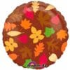 18&Quot; Rnd Autumn Leaves Foil