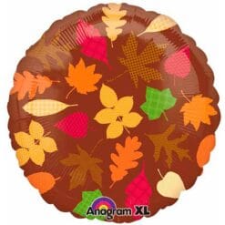 18" RND Autumn Leaves Foil