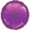 18" RND Purple Foil Balloon