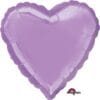 18" HRT Pearl Lavender Foil Balloon 2 18&Quot; Hrt Pearl Lavender Foil Balloon