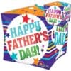 15&Quot; Cubez Fathers Day Message Foil Bln