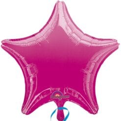18" STR Fuchsia Foil Balloon