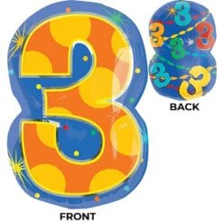20" SHP #3 Confetti Dots Balloon