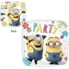 17" SQR Minions Party Foil Balloon