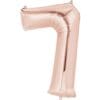 26" SHP #7 Rose Gold Foil Balloon