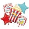 Bqt Carnival/Popcorn Foil Balloons
