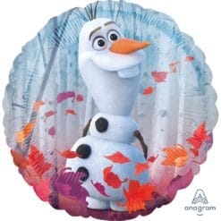 Disney Frozen 2 Two Sided Foil Round Balloon 18" 7 Disney Frozen 2 Two Sided Foil Round Balloon 18&Quot;
