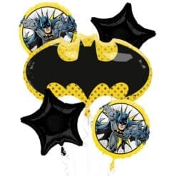 Batman Foil Balloon Bouquet 5pcs