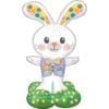 45&Quot; Shp Happy Birthday Standing Gift Air Fill Balloon
