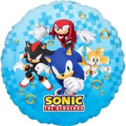 Sonic the Hedgehog Foil Round Balloon 17"