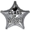18&Quot; Str Class Of 2023 Silver Foil Balloon