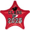 19" STR Class of 2025 Red Foil Balloon 1 19&Quot; Str Class Of 2025 Red Foil Balloon
