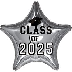 18" STR Class of 2025 Silver Balloon