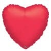 32&Quot; Hrt Red Metallic Foil Balloon