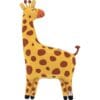 41&Quot; Jungle Giraffe Shape Jumbo Foil Balloon