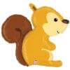 36&Quot; Woodland Squirrel Shape Jumbo Foil Balloon