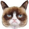 28&Quot; Shp Grumpy Cat Face Foil Balloon